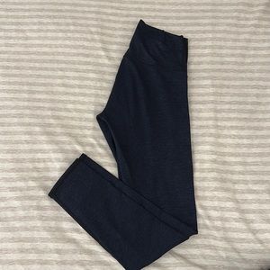 Aerie navy blue heathered legging